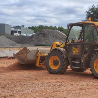 Travaux de remblai en Sarthe